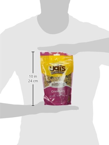 Udi's 12 oz (Pack 3) Gluten Free Granola, Cranberry, Pouches