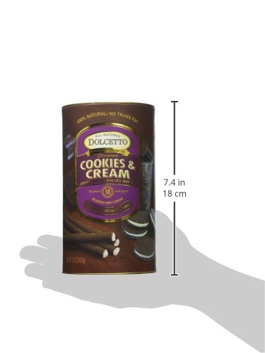 DOLCETTO Dolcetto Wafer Rolls Cookies, Cream, 12 OZ