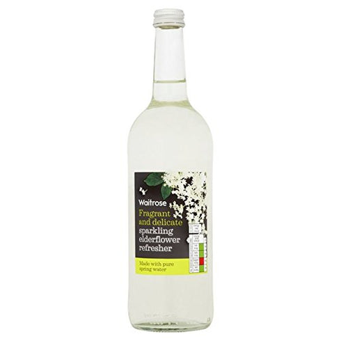 Waitrose Sparkling Elderflower Refresher 750ml