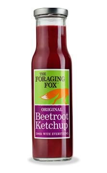 The Foraging Fox Original Beetroot Ketchup 255g (Pack of 2)