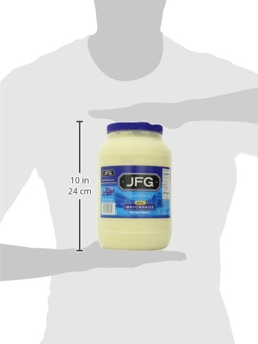 (Pack 1) JFG Real Mayonnaise, Southern Classic Recipe with Cider Vinegar Fresh Eggs and Spices, Gallon Jar