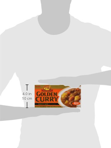 S&B 7.8 (Pack 2) Golden Curry Sauce Mix, Mild, Ounce