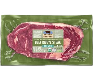ORGANIC RANCHER , Beef Ribeye Steak Boneless Grass Fed Organic Tray Pack Step 4,