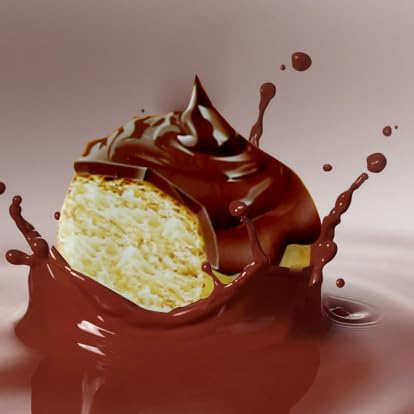 Snacksland Packs, 390 Planet Cup - Chocolate Sauce Biscuit Balls, Cocoa Spread With Breadsticks, Sweet Biscuits In Milk