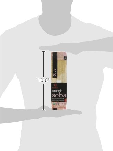 Hakubaku Organic Soba Noodles, Net Wt. 269 g, 3.31 Ounce (Pack of 3)
