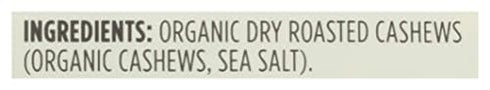 365 10 (Pack 2) by Whole Foods Market, Organic Dry Roasted & Salted Cashews, Ounce