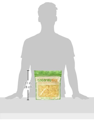 Free.3 (LB) Sincerely Nuts - Dried Pineapple Chunks | Healthy Dehydrated Fruit Snack | Sweet Candied Chewy Tropical