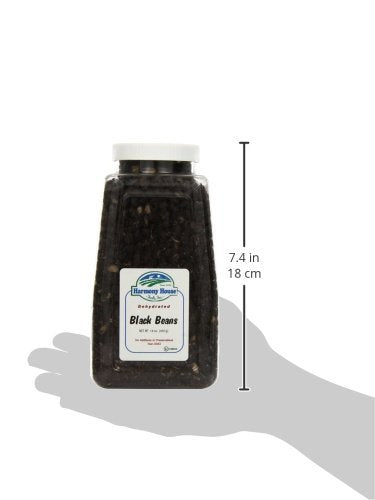 Harmony House Foods TRUE Dehydrated Black Beans, Easy Cook, 16 oz