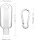 Tustao 3 2oz/50ml,Sauces, Pcs Portable Hot Sauce Keychain Bottles - Mini Ketchup Containers for On-The-Go - Mini Hot