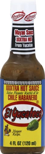 4 El Yucateco Habanero Verde Salsa, Ounce