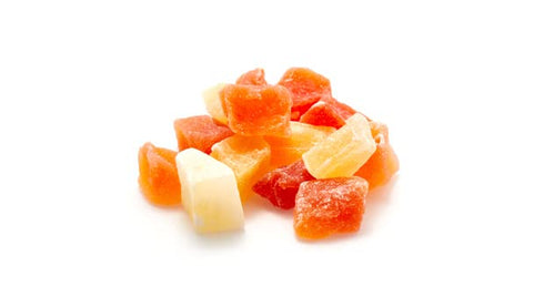 2.2 lb (35.2 oz), Yupik Dried Papaya, Diced, Gluten-Free, Vegan, Kosher, Sweetened Tropical Dried Fruits, Cubed Papaya
