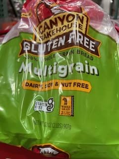 Generic 100% 2 Canyon Bakehouse Gluten Free Bread Multigrain ~ Whole Grain Bread ~ Dairy, Soy and Nut Free ~ Loaves