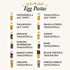 340g 6 pack Giusto Sapore Classic Pappardelle All Vovo Italian Egg Pasta Nest - - Premium Bronze Drawn Durum Wheat