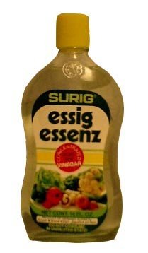 Surig Vinegar - Essig Essenz Concentrated 25 percent Acid, 14 fl.oz.