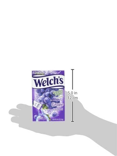 0.45 OZ, 6 (Pack 4) Welch's Grape Singles To Go Drink Mix, CT