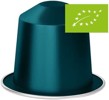 100 100% Milano Organic Italian Espresso for Nespresso | Organic Aluminum Capsules | The Strongest Organic Espresso