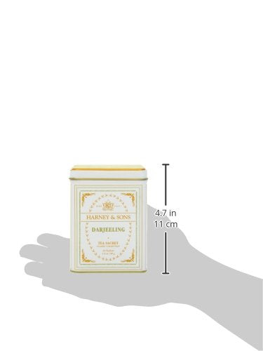 20 20 Harney & Sons Darjeeling Black Tea, Sachets of Black Tea | Classic Collection, sachet tin