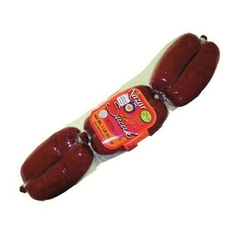 Basil Grocery Nazar Parmak SUCUK (1LBS HOT) Fermented and Cured Halal - sausage