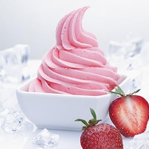 Frozen (70.4 oz., Yogurt Pre Mix Dasher's Spice & Beans | Gluten Free & Low Fat | Strawberry)