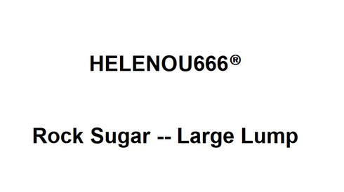 Pure Raw Cane Yellow Rock Sugar Crystals for Tea & Coffee