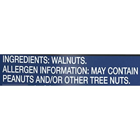 Fisher Chef's Naturals Chopped Walnuts - 1 lb 100% California Unsalted Walnuts for Baking & Cooking