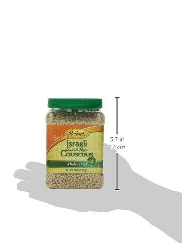 21.16 Pack 2 Roland Foods Israeli Toasted Couscous, Whole Wheat, Ounce