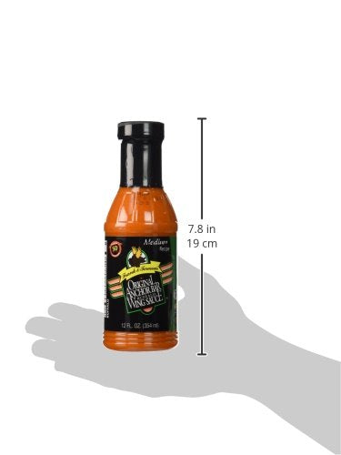Anchor Bar Buffalo Wing Sauce, Medium Recipe, 12 Ounces (Pack of 2)