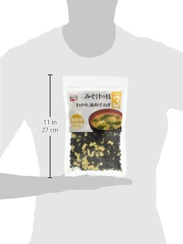 Beverly Nutrition 100g No.1(Fried 1g 100 Miso Soup Ingredients Tofu, Green Onions And Wakame Seaweed For Miso Soup) x