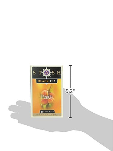 20 Stash Peach Black Tea, Tea , ct