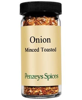 Penzeys Onions Toasted Minced By Spices 1.7 oz 1/2 cup jar (Pack of
