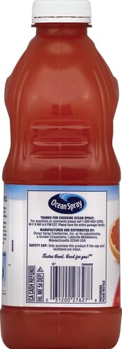 64 Oz Pack 3 Ocean Spray Ruby Red Grapefruit Juice Drink, Fl | Bottle |