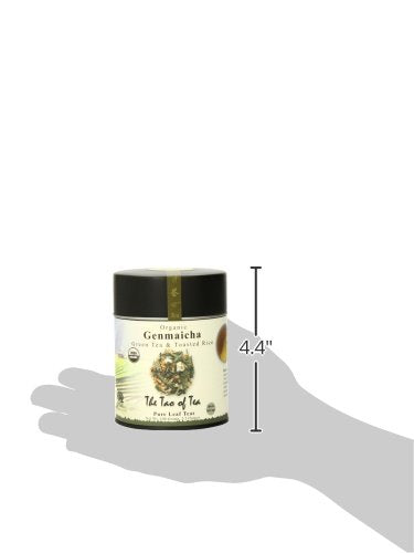 The Tao of Tea, Genmaicha Green Tea and Toasted Rice, Loose Leaf, 3.5 Ounce Tin
