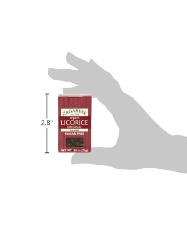 Zagarese 100% Organic Licorice, Original, 0.88 Ounce Flip Top Box