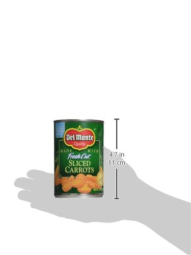 14.5 oz. (Pack 6) Del Monte Fresh Cut Sliced Carrots Can, Canned Vegetables