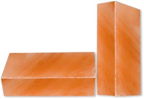 Generic 8x4x2 Pack 2 Himalayan Salt Tiles Foot Bricks Salt Blocks of Detox Bricks