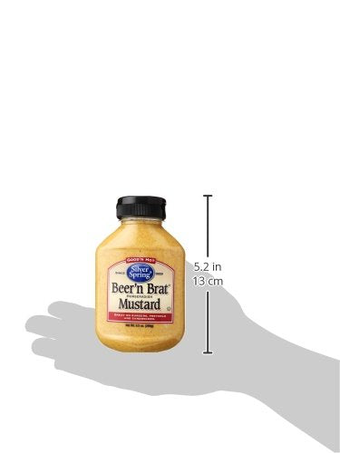 Silver Spring 9.5oz (Pack 2) s Mustard, Beer & Brat
