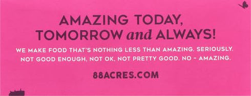 88 9 Count, Acres Granola Bars, Triple Berry Crumble, School Safe, Allergen Free Seed & Oat Snack Bar, Gluten & Nut