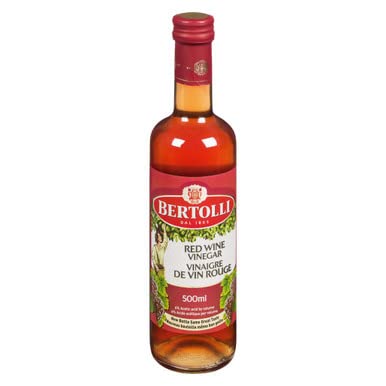 BERTOLLI Red Wine Vinegar, 500ml/16.9 fl. oz., (Imported from Canada)