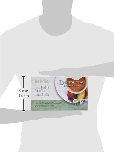 Davidson's Organics Decaffeinated Earl Grey, 100-count Unwrapped Tea Bags