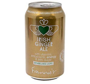 Frannie's 8-Pack 12 oz. Sparkling Beverage- Zero Calories & Sugar, Aspertame Free: fl. Cans (Irish Ginger Ale)