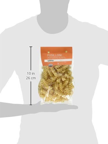 100% 16 Oz (Pack 4) Compagnia Sanremo Pasta Sanremo Italian Organic Fusilloni Pasta - Durum Wheat Semolina Fusilloni