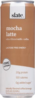 11 Oz (Pack 5) Slate Milk - High Protein Iced Coffee - Mocha Latte, Fl