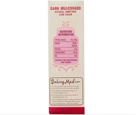 Billington's 500g Natural Dark Muscovado Sugar - Natural unrefined dark brown muscovado sugar. Excellent in rich dark
