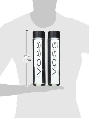 800ML, 27.1 Oz (Pack 3) Voss Artesian Sparkling Water Fl