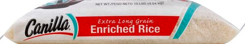 10 Goya Canilla Extra Long Grain White Rice, Pound