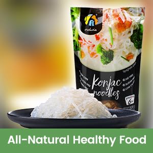 Pack- Paleo-Friendly(9.52 oz, 6 Packs) Hethstia Shirataki Noodle Low-Carb Pasta and Rice Variety Spaghetti, Fettuccine