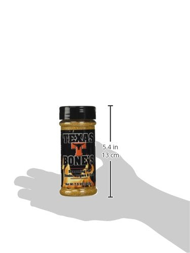 Oakridge BBQ Texas T-Bones Rub and Seasoning, 7.5 Ounce for Steaks, Burgers, and Fries