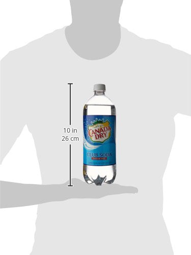 1 Canada Dry Club Soda, Liter Bottle