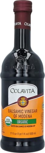 17 Oz (Pack 2) Colavita Balsamic Vinegar, Organic, Fl