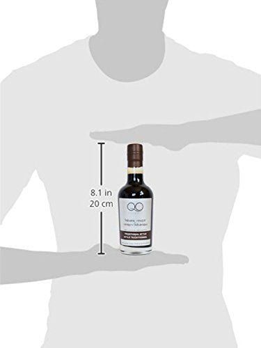 8.5 fl.oz QO Thick Aged Balsamic Vinegar of Modena | Traditional Style | Gourmet Premium Dense Italian Vinegar | Aceto